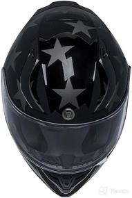 img 1 attached to 🏍️ Enhanced SEO: TORC T15B Graphic Full Face Motorcycle Helmet with Bluetooth Integration