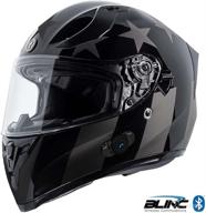 🏍️ enhanced seo: torc t15b graphic full face motorcycle helmet with bluetooth integration logo