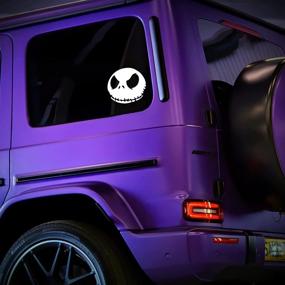 img 3 attached to 🚗 Spook-up Your Ride with Vool Jack Skellington Car Sticker 5.5" Car Decal