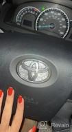 img 1 attached to Upgrade Your Honda Steering Wheel With Jaronx Crystal Bling Emblem - Sparkle-Up Your Commute! review by Jevon Sterling