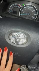 img 6 attached to Upgrade Your Honda Steering Wheel With Jaronx Crystal Bling Emblem - Sparkle-Up Your Commute!