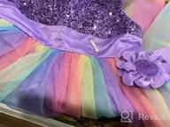 картинка 1 прикреплена к отзыву Rainbow Sequin Tutu Dress For Flower Girls: Ideal For Birthday Parties, Pageants And Special Occasions, By JerrisApparel от Jay Koterba