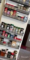 img 1 attached to 4 Pack Silver Wall Mount Spice Rack Organizer For Cabinets, Pantry Door, Cupboard Seasoning Jars Shelf Storage review by Jeremy Adams