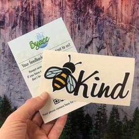 img 3 attached to 🐝 Bee Kind Sticker: Adorable Vinyl Decal for Cars or Laptops, High-Quality Graphic