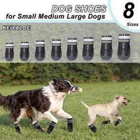 img 3 attached to Protective Dog Shoes for Hot Pavement: Breathable, Anti-Slip Mesh Boots with Adjustable Straps - Summer Footwear for Small, Medium, and Large Dogs (4PCS)