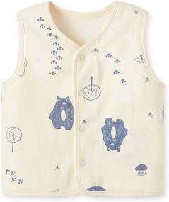 img 4 attached to Pureborn Toddler Halloween Waistcoat Pumpkin Apparel & Accessories Baby Boys ... Clothing