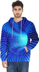 img 1 attached to Belovecol Mens & Womens 3D Graphic Printed Pullover Hoodie With Pockets - Stylish And Comfortable!