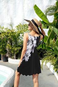 img 1 attached to Bohemian-Style Sleeveless Tank Dress With Pockets For Women'S Summer Beachwear: Casual, Loose-Fit And Trendy