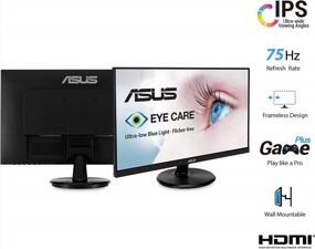 img 3 attached to ASUS VA24DQ Frameless Adaptive Sync Display - Blue Light Filter, Flicker-Free & Eye Care Support.