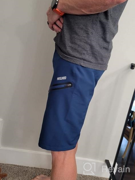 img 1 attached to Stay Dry On Your Next Adventure With Men'S Waterproof Hiking Shorts - Featuring Quick-Dry Fabric And Multiple Pockets For All Of Your Essentials review by Scott Hall