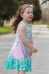 img 1 attached to 👗 Funnycokid Girls Mermaid Dress: Vibrant Sleeveless Summer Dresses for Kids (4-13 Years)