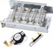 whirlpool kenmore dryer repair kit: upgraded 279838 heating element, 3977767 thermal fuse & more - bluestars exact fit replacement parts logo