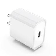 ⚡ fast charging with iphone 13 charger block: 20w usb c wall charger for iphone 13 series, iphone 12, and 11 pro max логотип