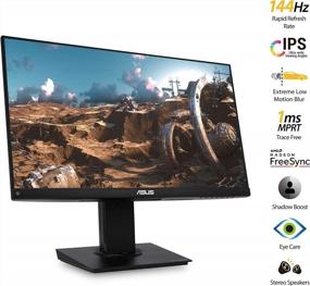 img 3 attached to ASUS VG249Q Gaming Monitor with FreeSync, 144Hz DisplayPort, Adjustable Height & Pivot, Built-In Speakers, HD