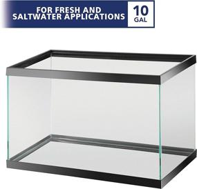 img 3 attached to 🐠 Aqueon Standard Glass Rectangle Aquarium 10: Bringing Elegance and Tranquility to Your Living Space