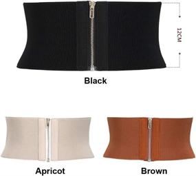 img 1 attached to Aecibzo Elastic Stretch Cincher Waistband Women's Accessories : Belts