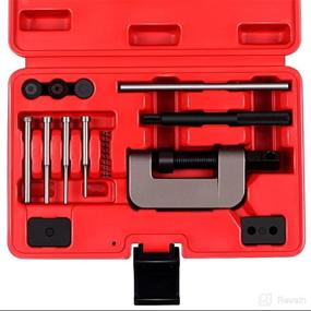 img 4 attached to 🔧 SCITOO 13pc Drive Chain Cutter Breaker Riveting Tool Kit - Perfect for ATV, Bike, Motorcycle Chains