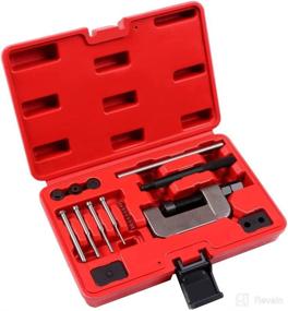 img 3 attached to 🔧 SCITOO 13pc Drive Chain Cutter Breaker Riveting Tool Kit - Perfect for ATV, Bike, Motorcycle Chains