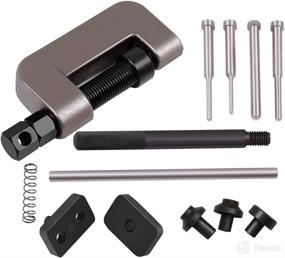 img 2 attached to 🔧 SCITOO 13pc Drive Chain Cutter Breaker Riveting Tool Kit - Perfect for ATV, Bike, Motorcycle Chains