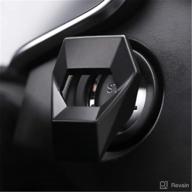 🚗 enhance your car's ignition system with a sleek black engine start button cover logo