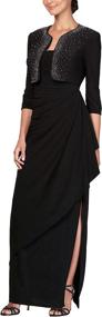 img 4 attached to Alex Evenings Womens Empire Regular Women's Clothing : Dresses