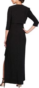 img 1 attached to Alex Evenings Womens Empire Regular Women's Clothing : Dresses