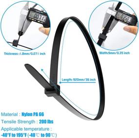 img 3 attached to Multi Purpose Resistant Tensile Strength Self Locking