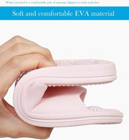 img 1 attached to GuanZo Massaging Shower Slippers For Non-Slip Bathroom, House, And Pool Use