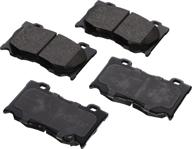 akebono act1346 front brake pad: advanced performance in sleek grey design логотип