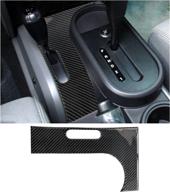 углеродное волокно shuday, совместимое с аксессуарами wrangler 2007 2008 2009 2010 jk 2-дверные jku 4-дверные наклейки для внутренней отделки (2007-2010 w02) логотип