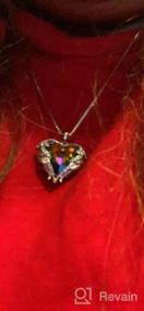 img 6 attached to Angel Wing Love Heart Necklaces: Stunning Silver/Gold Tone Pendant Jewelry Gifts For Women On Christmas, Valentine'S Day, Anniversaries, Birthdays And More!