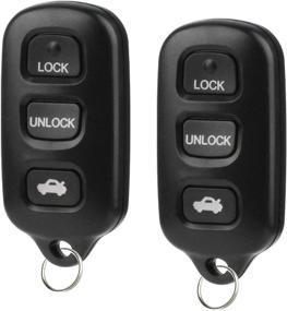 img 2 attached to 🔑 High-Quality Key Fob Set for 2002-2006 Toyota Camry/Solara - Genuine GQ43VT14T Remotes, 2-Pack