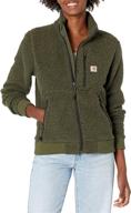 carhartt womens fleece jacket black women's clothing - coats, jackets & vests logo