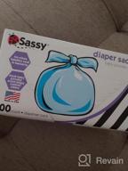 картинка 1 прикреплена к отзыву 1200 Count Disposable Diaper Sacks - Blue, One Size | Sassy & Stylish! от Ryan Fitch