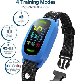 img 2 attached to FAFAFROG Rechargeable Smart Dog Bark Collar with Adjustable Sensitivity, Training Collar for Large Medium Small Dogs