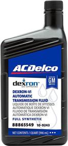 img 3 attached to ACDelco GM Original Equipment 10-9243 Dexron VI Full Synthetic Auto Transmission Fluid - 1 qt: Top-Quality Performance for Your Vehicle