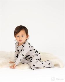 img 1 attached to 👶 Leveret Kids Footed Pajamas: Comfortable 100% Cotton Sleepwear for Baby Boys and Girls (Size 6-12 Months-5 Toddler)