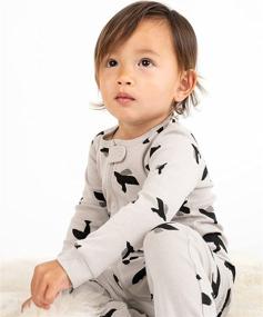 img 2 attached to 👶 Leveret Kids Footed Pajamas: Comfortable 100% Cotton Sleepwear for Baby Boys and Girls (Size 6-12 Months-5 Toddler)