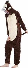 img 2 attached to Adult Women'S Gorilla Costume Plush Animal Onesie Pajamas Calanta For Halloween Christmas Cosplay