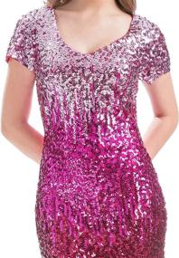 img 1 attached to 💃 MANER Sequin Glitter Bodycon Dress for Women - Enhancing Women's Clothing