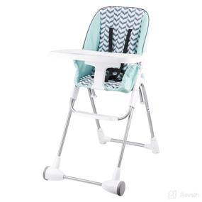 img 3 attached to Evenflo Symmetry High Chair: Stylish Spearmint Spree for Hassle-free Mealtimes