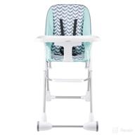 evenflo symmetry high chair: stylish spearmint spree for hassle-free mealtimes logo