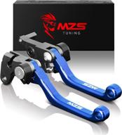 🏍️ high-performance brake clutch levers for mzs blue dirt bike and atv: wr250r 07-20, wr250x 07-17, xt250 08-22, xt250x 06-17, ttr125 disc 00-22, ttr250 93-97, raptor 350 05-13, banshee 350 02-08 логотип