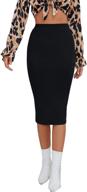 burgundy bodycon pencil skirt for women - shein women's clothing logo