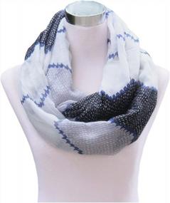 img 3 attached to Stylish And Comfortable: SAFERIN Soft Sheer Lightweight Infinity Scarf For Women