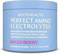 perfectamino electrolytes - complete electrolyte powder with perfect amino, sugar free (mixed berry, 60 servings) logo