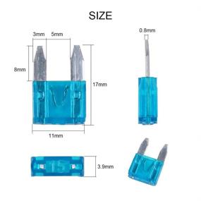 img 2 attached to 🚗 140 Pieces MCIGICM Car Mini Blade ATM Fuse Assortment, 5A 7.5A 10A 15A 20A 25A 30A Mini Fuse Set