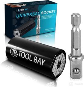 img 4 attached to TOOLBAY Socket Men's Stocking Stuffers: Universal Socket Grip Tool in Black