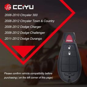 img 3 attached to Cciyu Buttons Replacement Chrysler M3N5WY783X Car & Vehicle Electronics