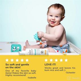 img 4 attached to 👶 Ultimate Baby Care Set: NOLEO Diaper Lotion + Cotton Pads (BABY BOX)